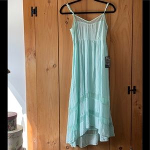 🌈 Ali & Kris Asymmetrical Aqua Dress